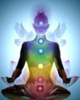Imagen de meditación y chakras